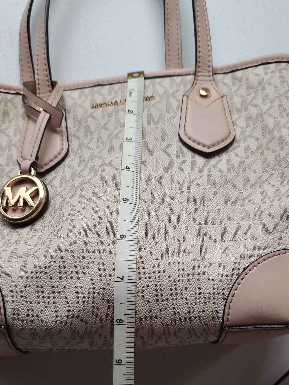 Michael Kors Pink Logo Tote Bag - Picture 11 of 13